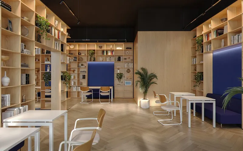 Coworking-Lounge im Gebäude